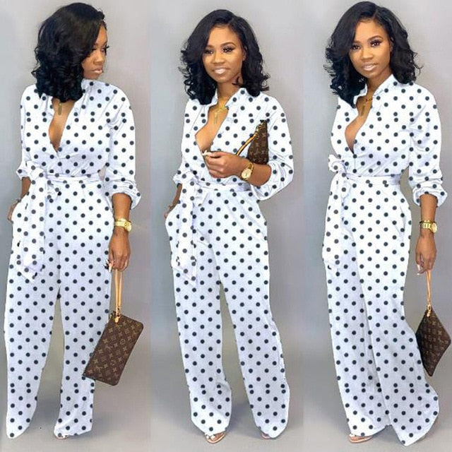 Hourglass belted jumpsuits