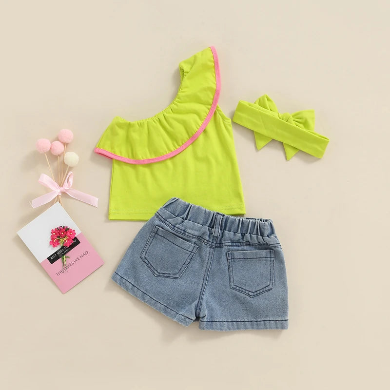 Neon Green 3 Piece Set