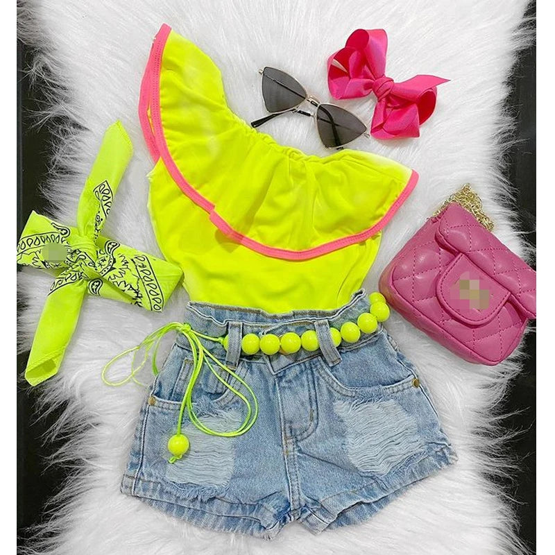 Neon Green 3 Piece Set