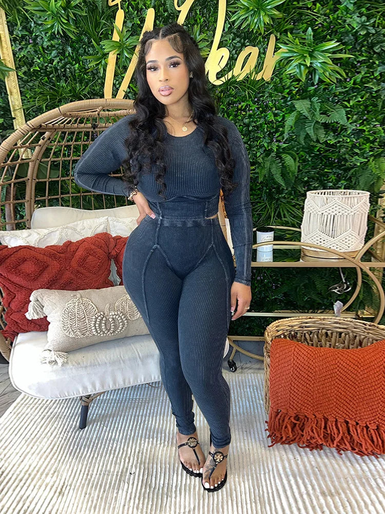 Women's  Casual Top and Pants Set