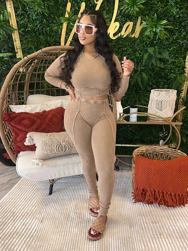 Women's  Casual Top and Pants Set