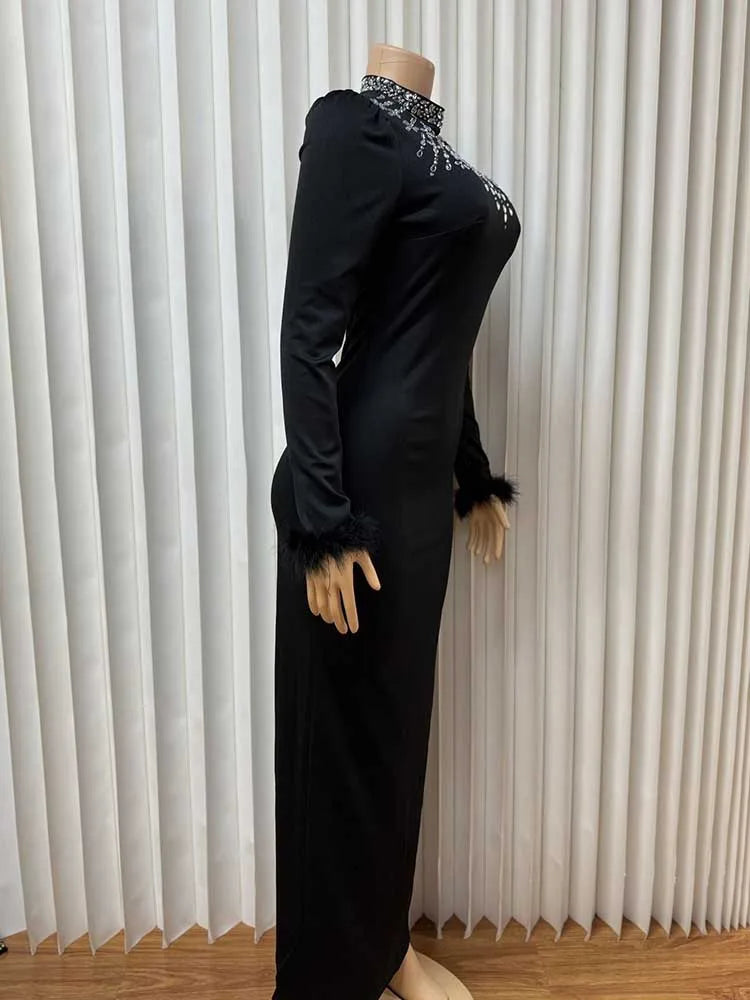 Round Collar Elegant Chic Bodycon Dress