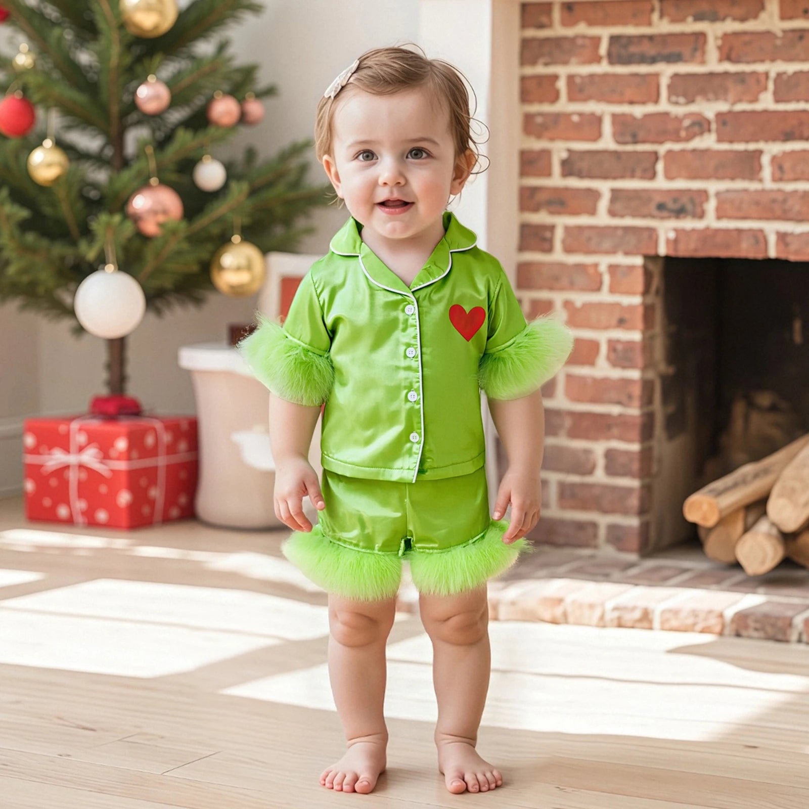 Toddler Girls Christmas Pajamas Set