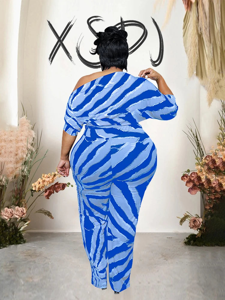 Female One-Piece Plus-Size Jumpsuits