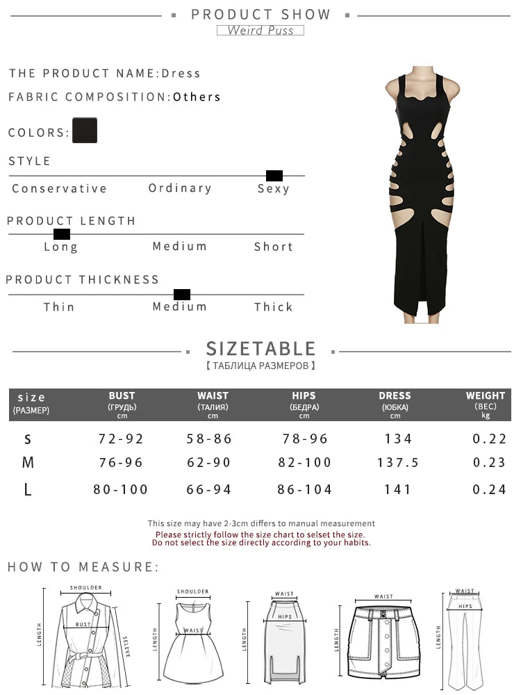 Black Web Dress