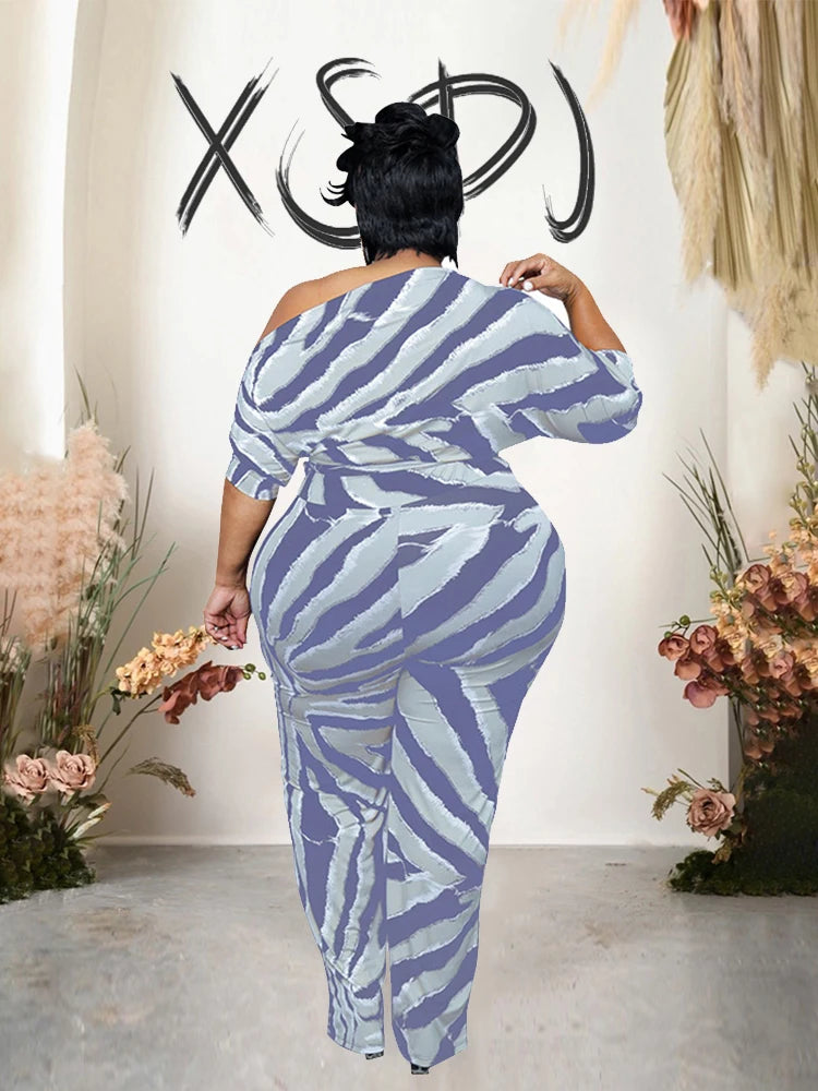 Female One-Piece Plus-Size Jumpsuits