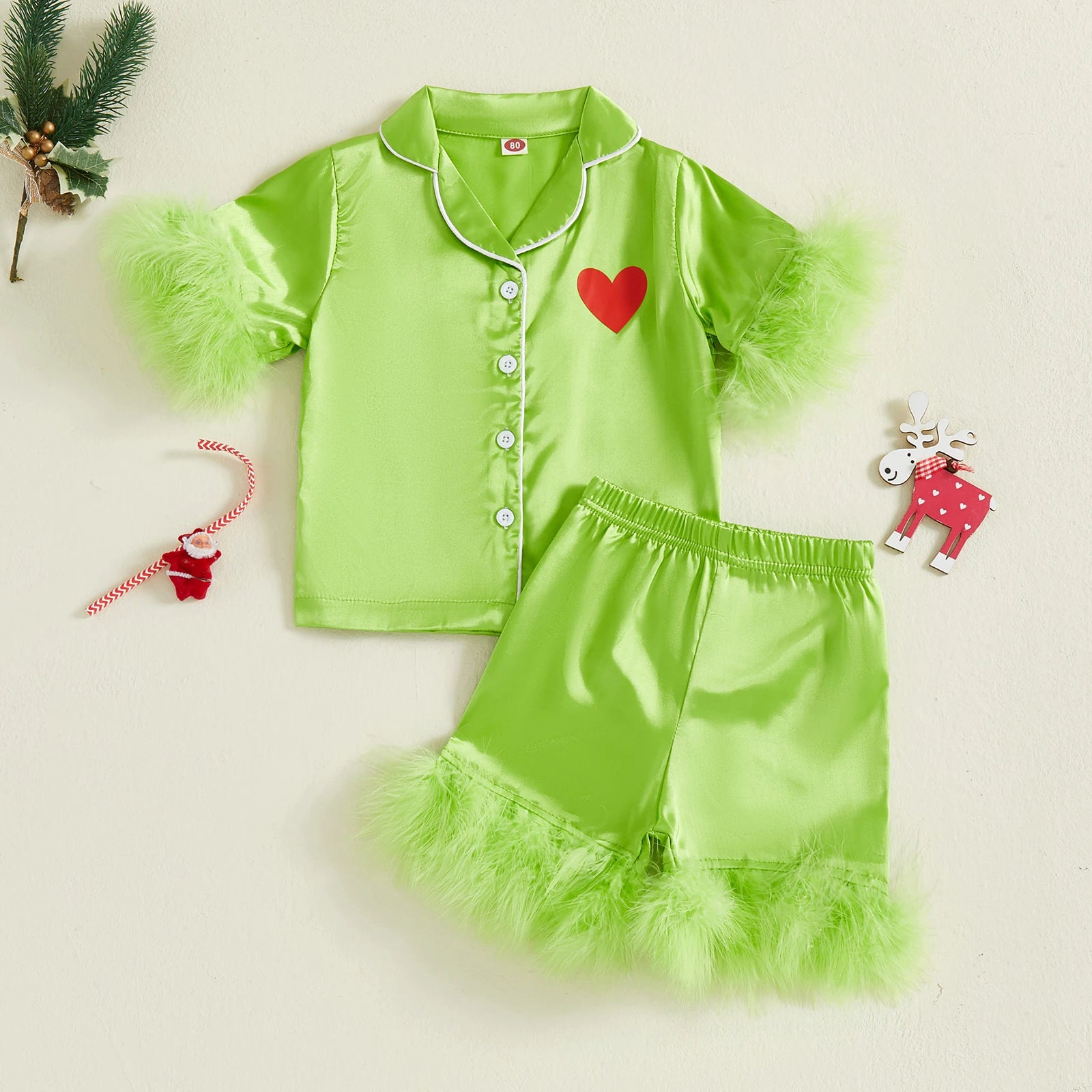 Toddler Girls Christmas Pajamas Set