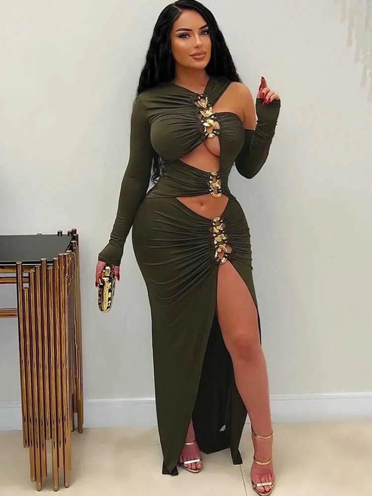 Cross Collar Dress