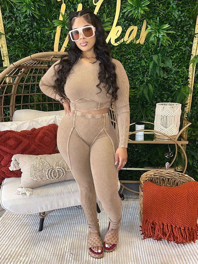 Women's  Casual Top and Pants Set