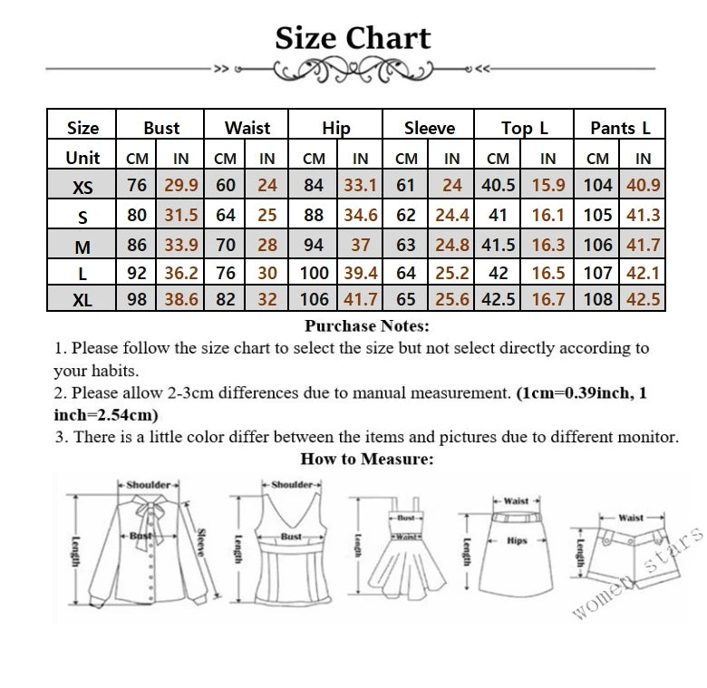 Women's  Casual Top and Pants Set