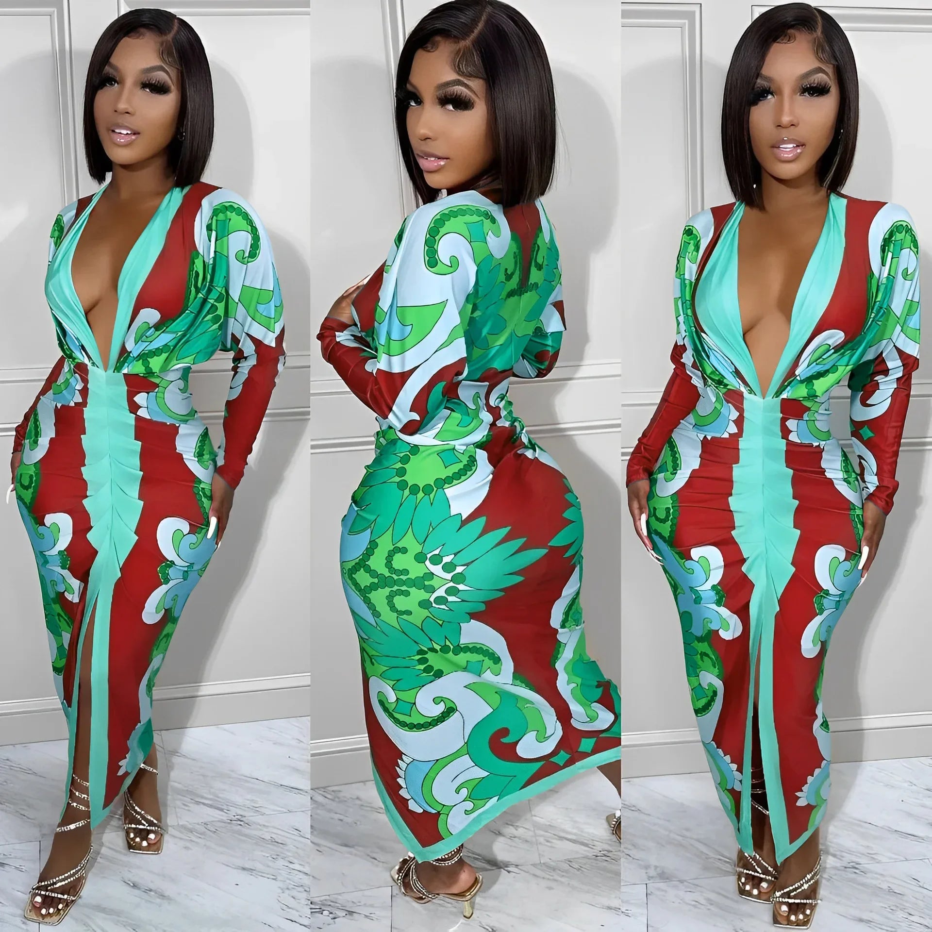 Paisley Maxi Dress