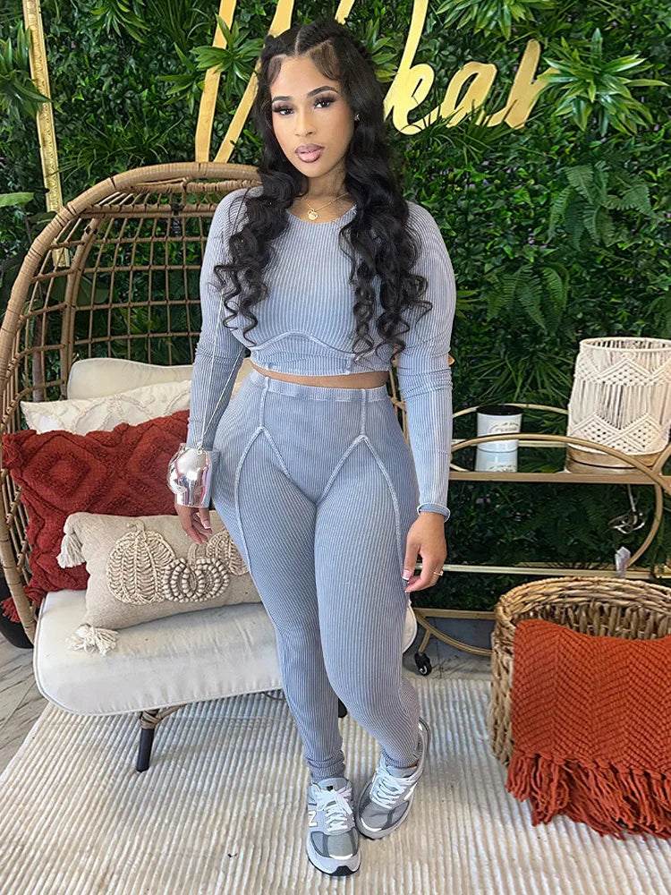 Women's  Casual Top and Pants Set