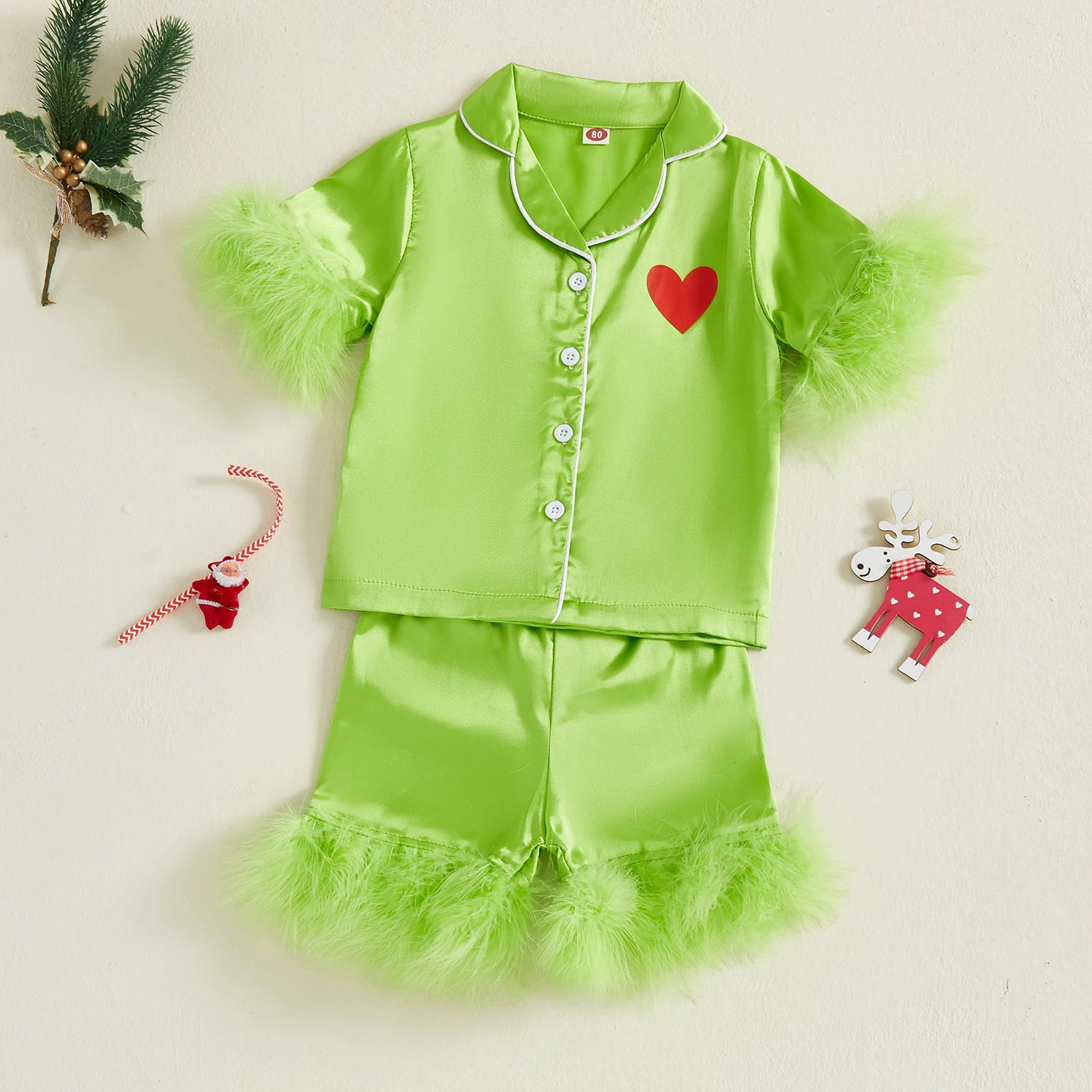 Toddler Girls Christmas Pajamas Set