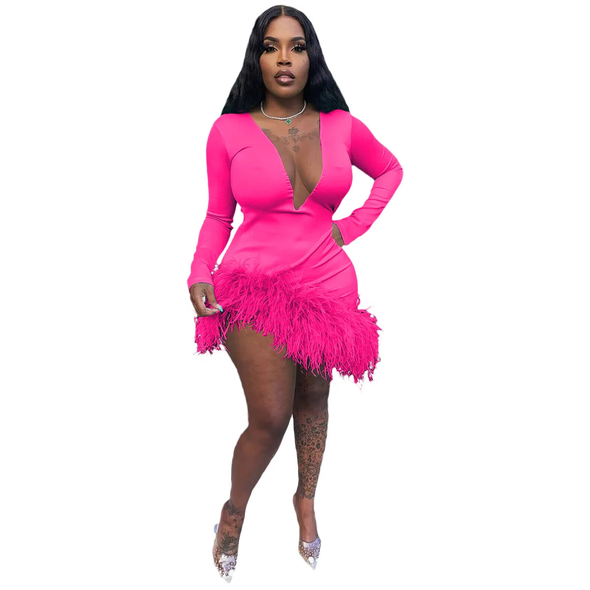 Crop Top Tassel Skirts Matching Set