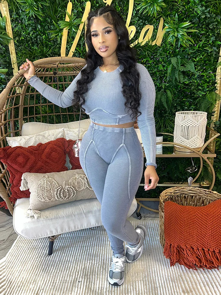 Women's  Casual Top and Pants Set