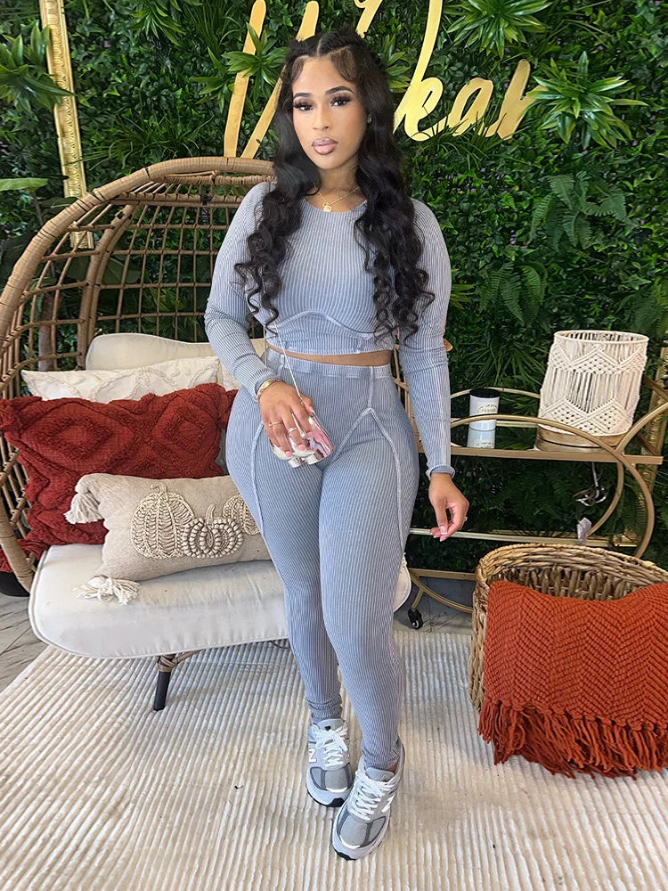 Women's  Casual Top and Pants Set