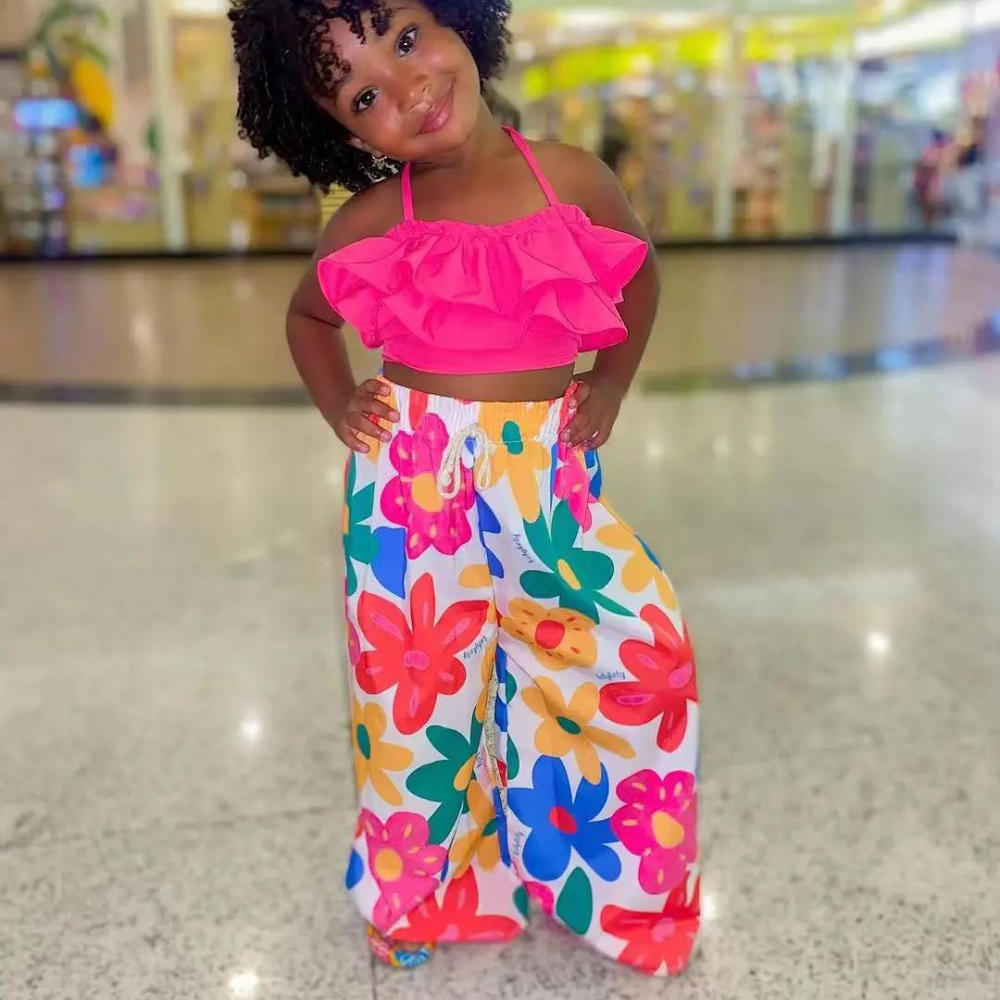 Tropical Wide Leg Set