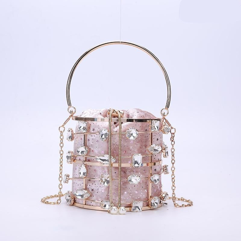 Crystal Cage Clutch